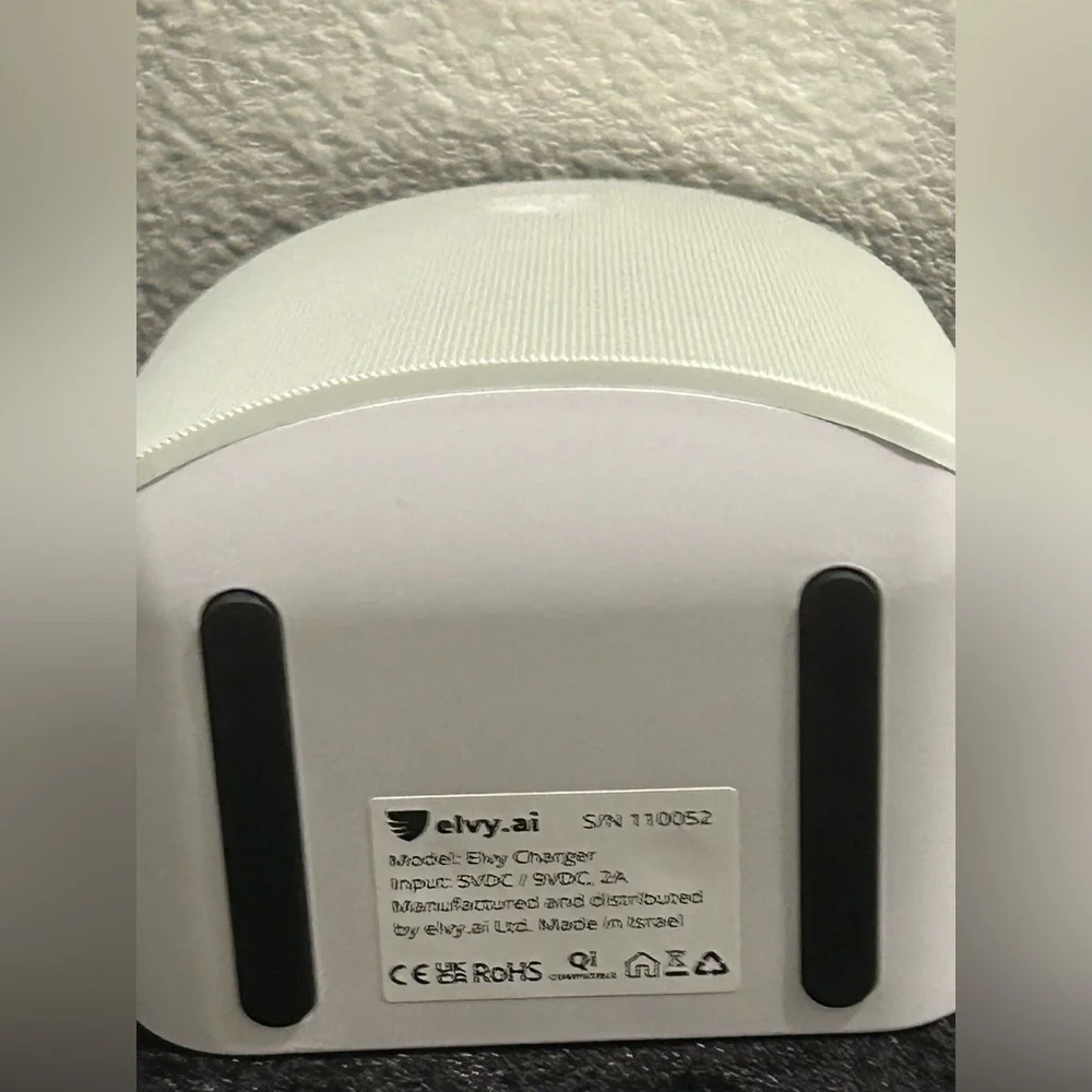 Elvy Advanced EMF Blocker Qi Wireless Charger – Sleep Aid – Brand New (No Box)